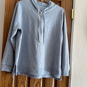 Blue hoodie